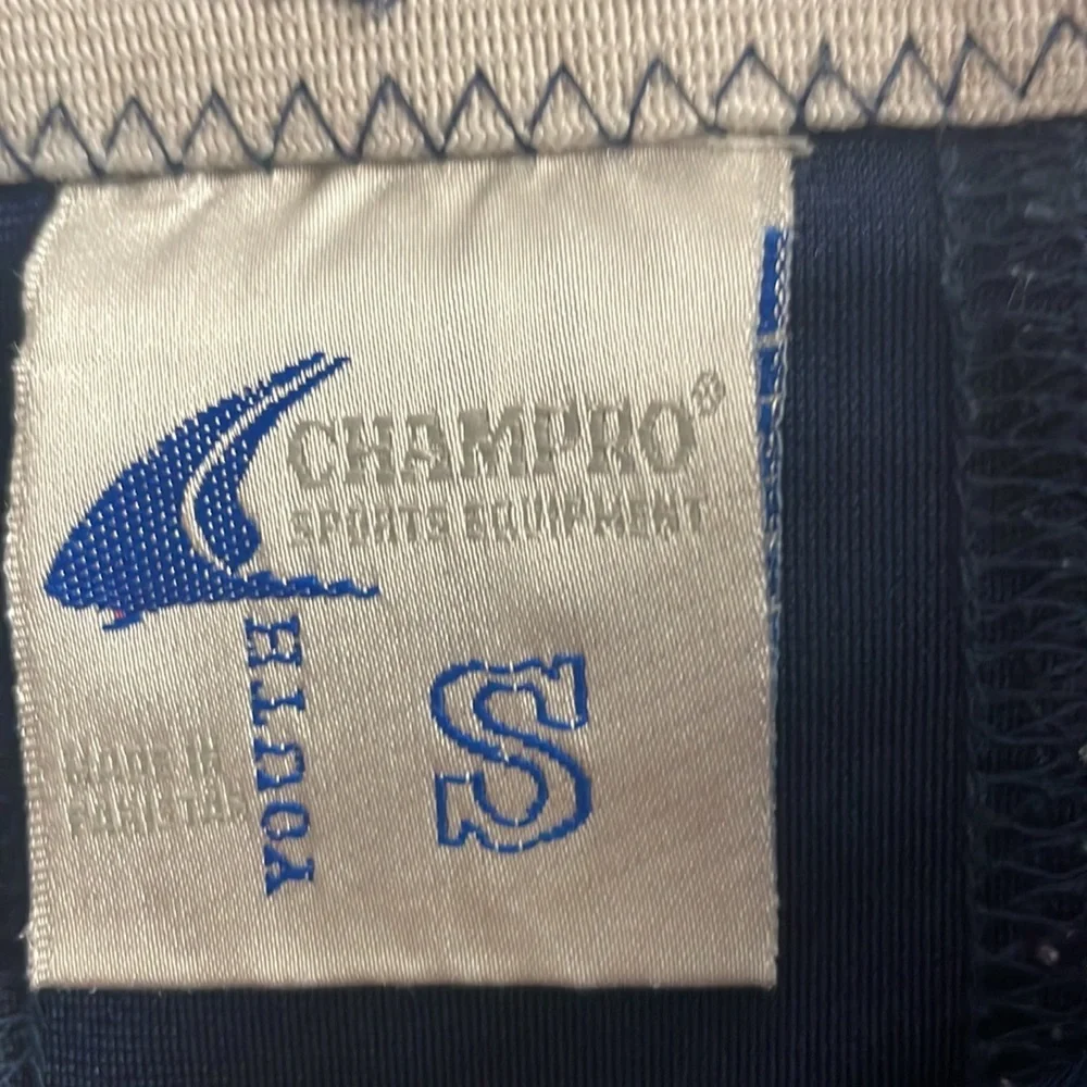 Champro Youth Small Lace Front Navy Football Practice Pants;Broncos in Orange